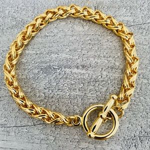 14k gold plated bracelet